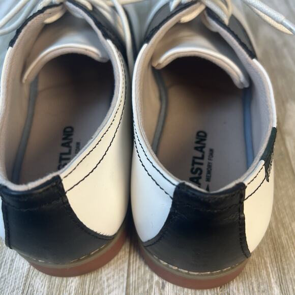 Eastland Sadie Saddle Shoes Black & White Retro 50s Pinup Style US 8 Women Cheer - Picture 9 of 13